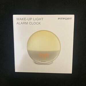 FitFort Wake-Up Light Alarm Clock Sunrise Sunset Simulation
